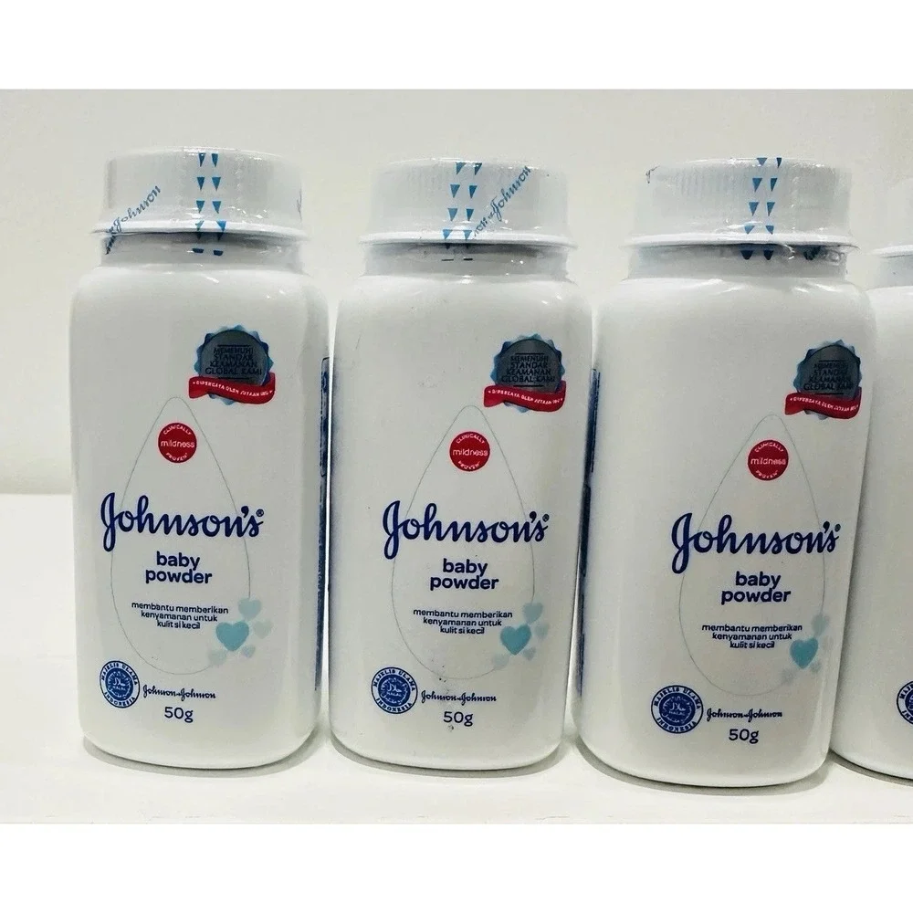 X4 MINI Johnson's Baby Powder Silky Soft Skin W/ Talc Hypoallergenic 1.8oz (50g)